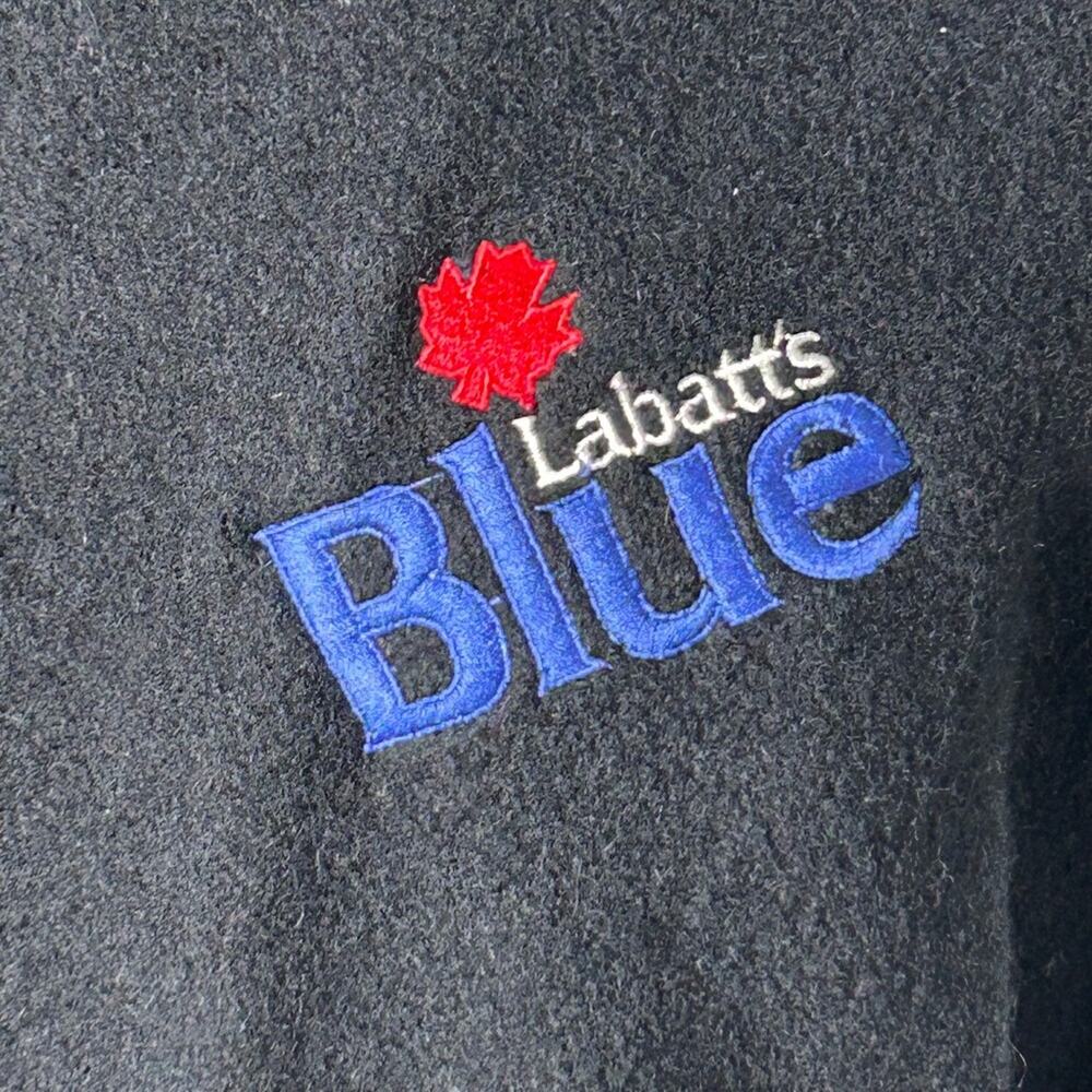 Labatt's Blue Colin James Vintage Cactus Jack Leather Wool Tour Bomber Jacket - Picture 5 of 14